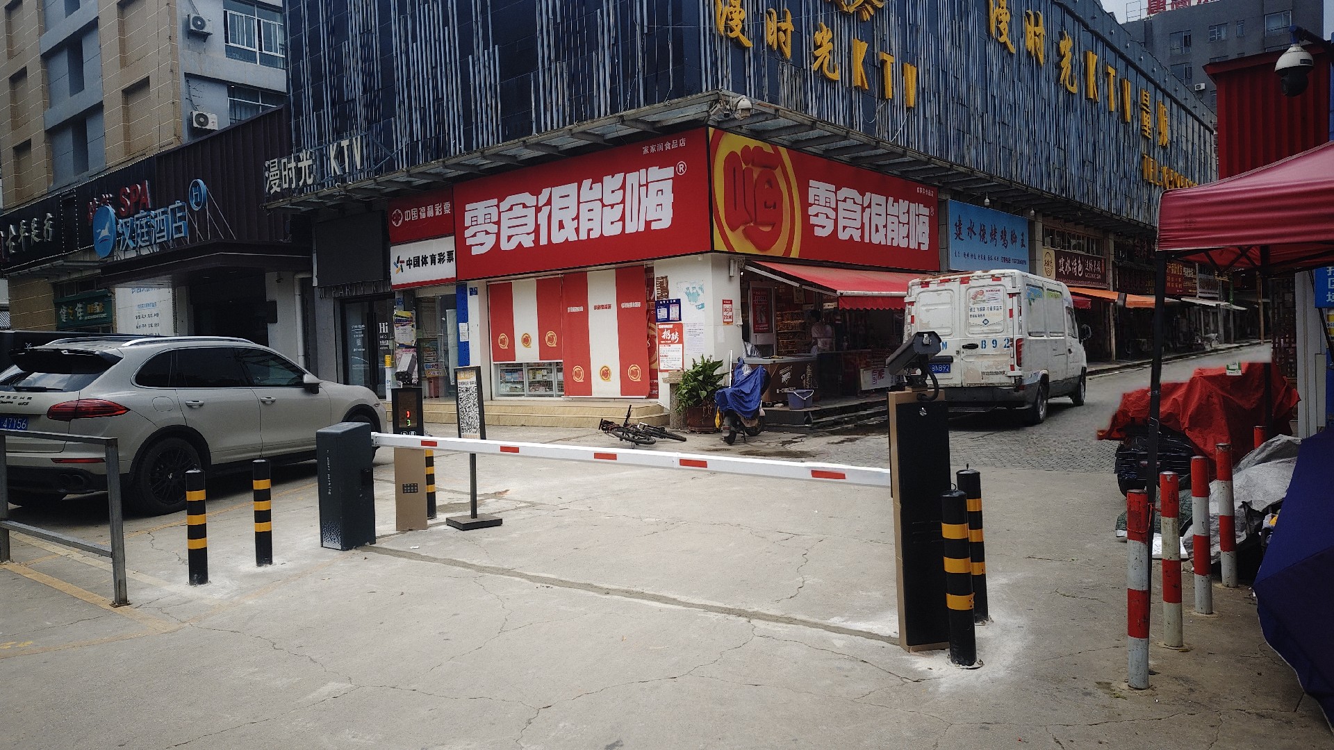 汉庭酒店果林金谷店车牌识别系统